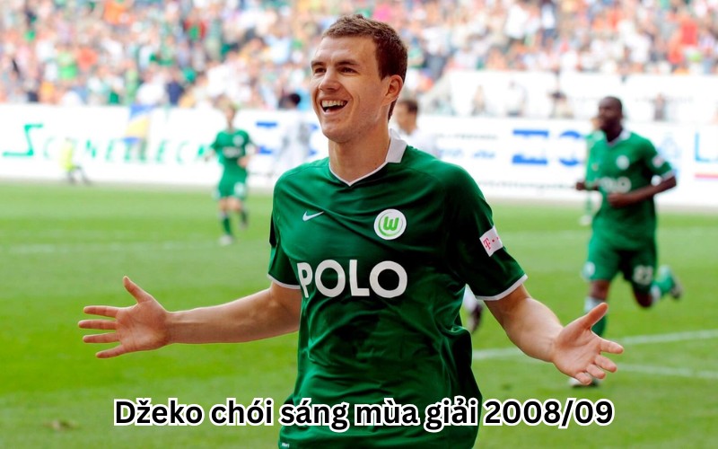 Džeko chói sáng mùa giải 2008/09