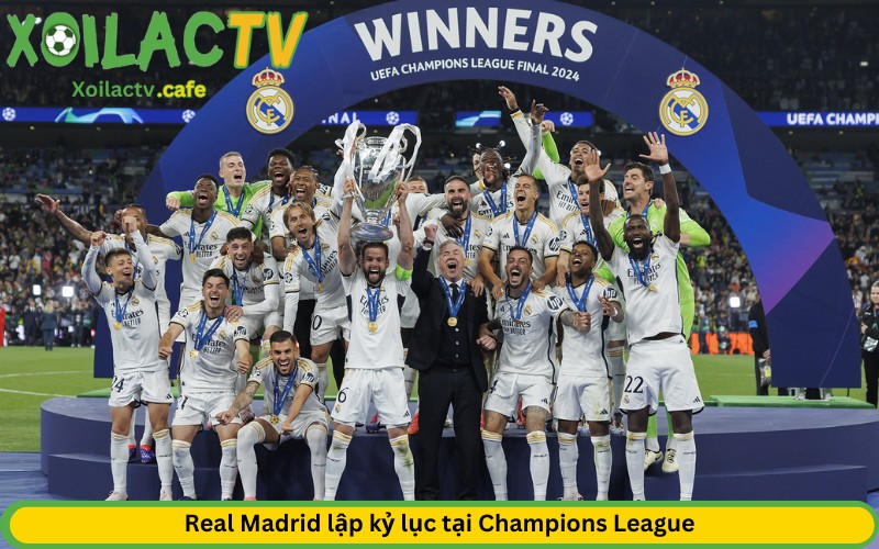 Real Madrid lập kỷ lục tại Champions League