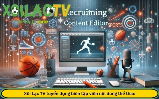 Xôi Lạc TV tuyển dụng biên tập viên nội dung thể thao